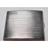 HALLMARKED STERLING SILVER CIGARETTE CASE