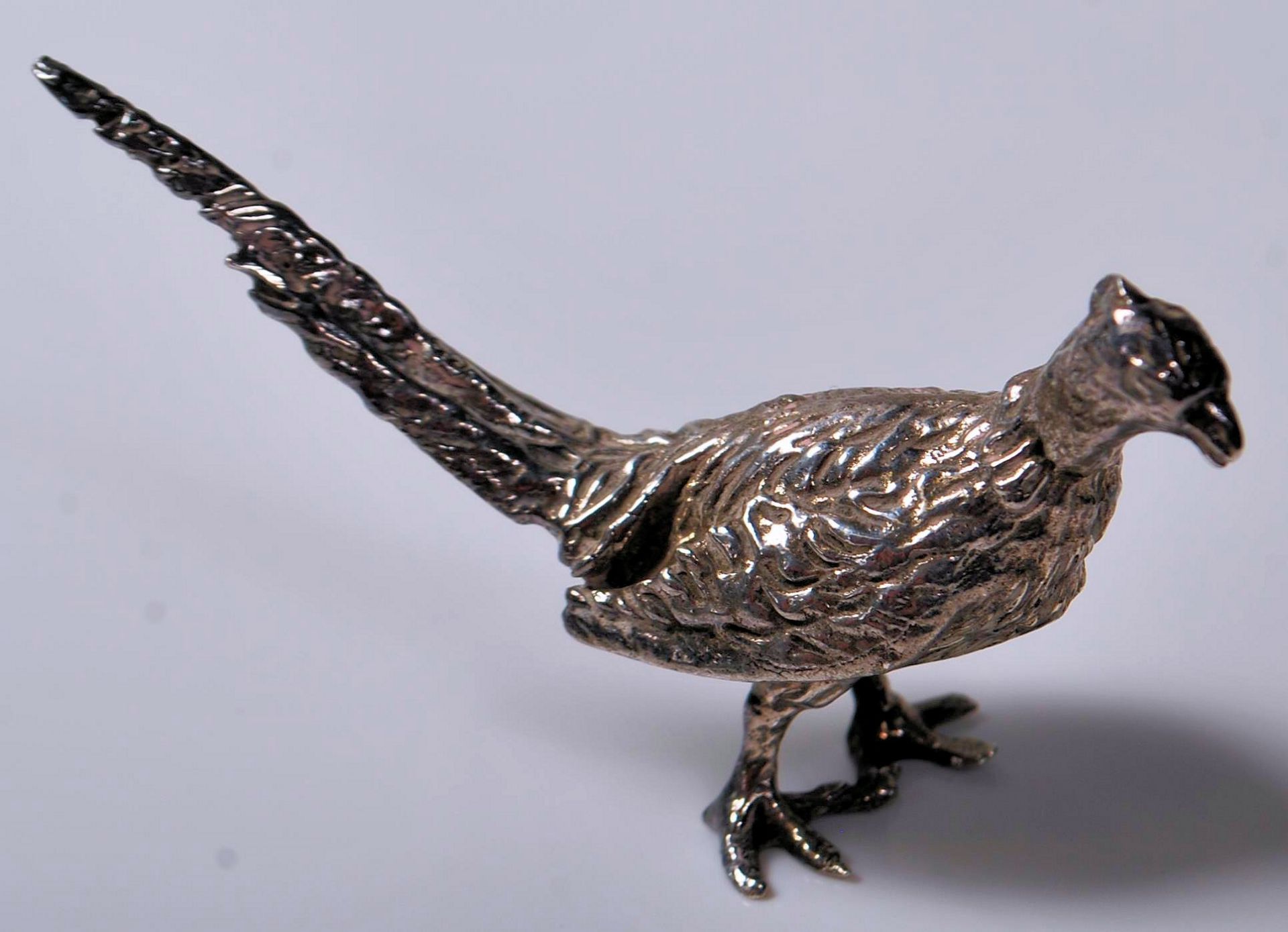 HALLMARKED LONDON 1977 SOLID STERLING SILVER PHEASANT