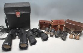 COLLECTION OF LATE 20TH CENTURY BINOCULARS TO INCLUDE BRESSER AND MORE