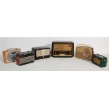 TWO EARLY 20TH CENTURY 1930S VINTAGE BAKELITE RADIOS