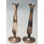 PAIR OF BARROWCLIFT SILVER CANDLESTICKS