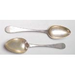 GEORGIAN NEWCASTLE ASSAY SERVING SPOONS