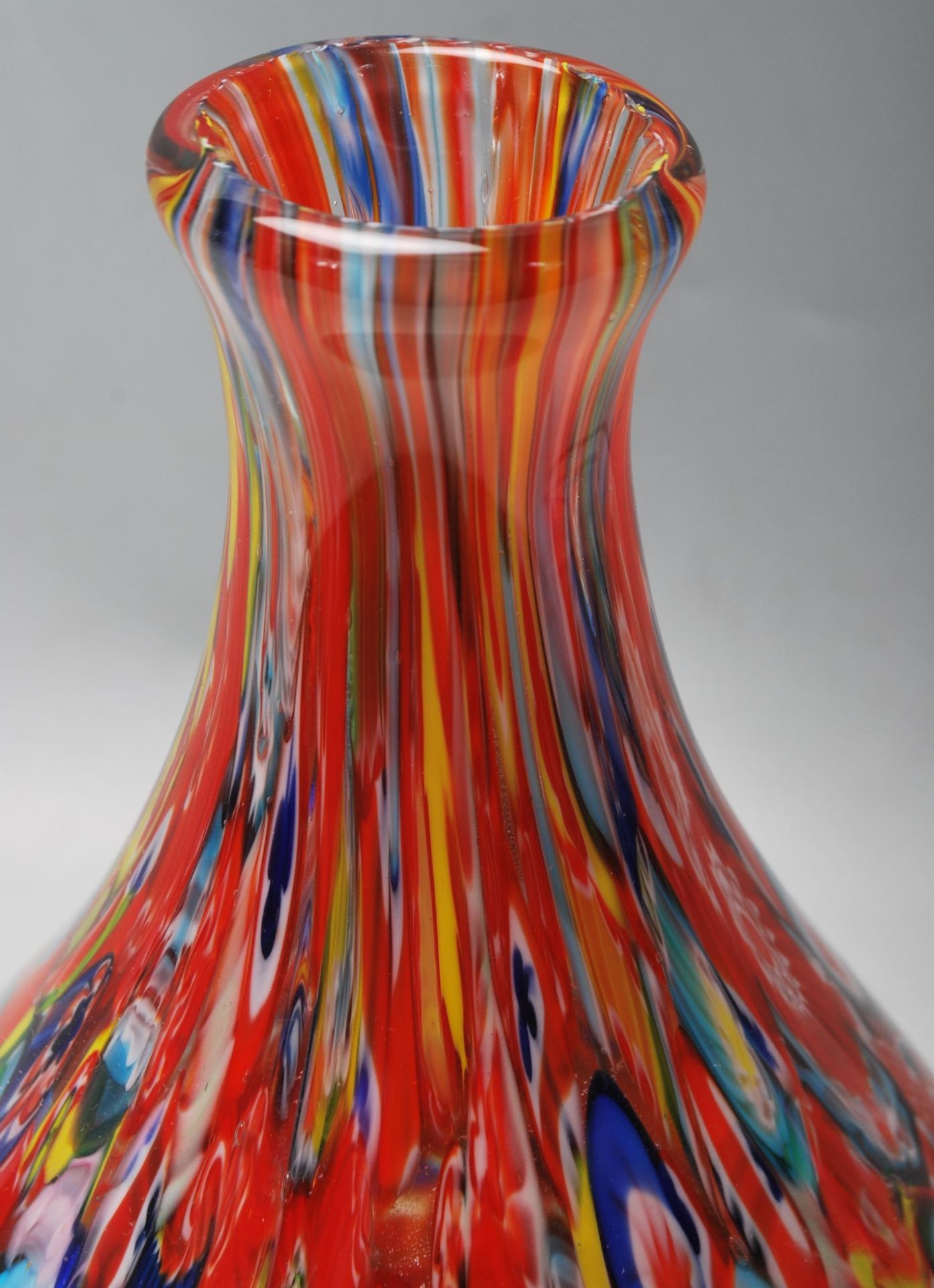 MURANO GLASS MILLEFIORI VASE - Bild 6 aus 6