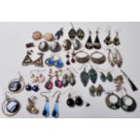 COLLECTION OF MEXICAN ALPACA AND OTHER EARRINGS