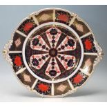 ROYAL CROWN DERBY OLD IMARI CHARGER PLATE / SERVING PLATE - MAKERS MARK 1128 TO THE UNDERSIDE