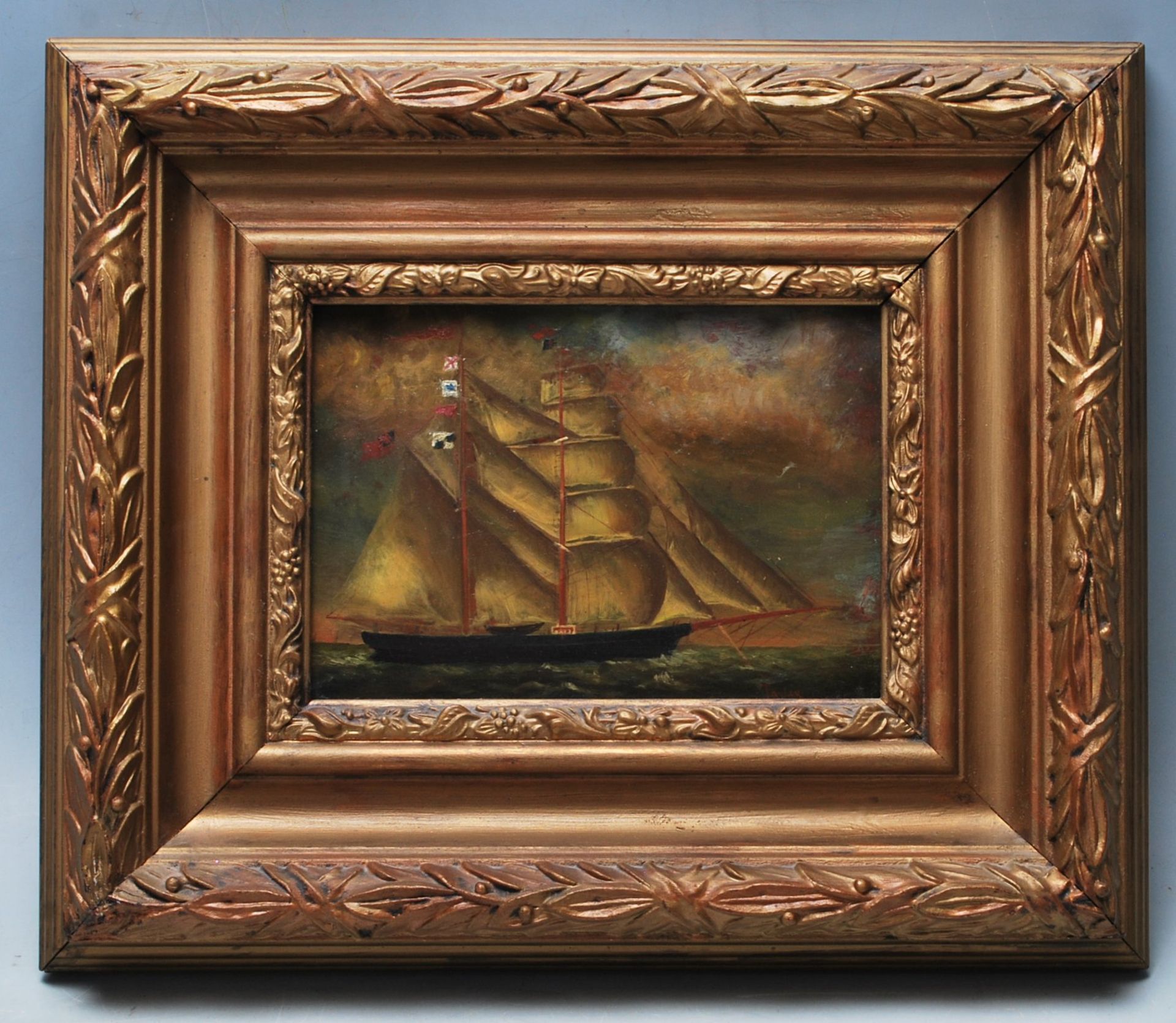 19TH CENTURY VICTORIAN OIL ON COPPER PAINTING BY HENRY TAYLOR