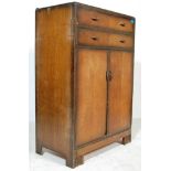 1930'S OAK TALLBOY CHEST - BACHELORS WARDROBE