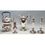 COLLECTION OF VICTORIAN AND LATER 19TH CENTURY SILVER PLATED ITEMS