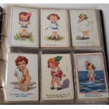 POSTCARDS OF CHILDREN - IN ALBUM