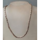 GENTLEMAN'S SILVER NECKLACE CHAIN