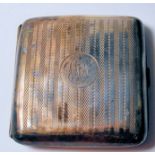 1924 BIRMINGHAM SILVER CIGARETTE CASE BY THOMAS WILLIAM LACK - WEIGHT: 76.34g