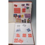 TWO BLOCK STAMP ALBUMS - REGIONAL AND PRESENTATION