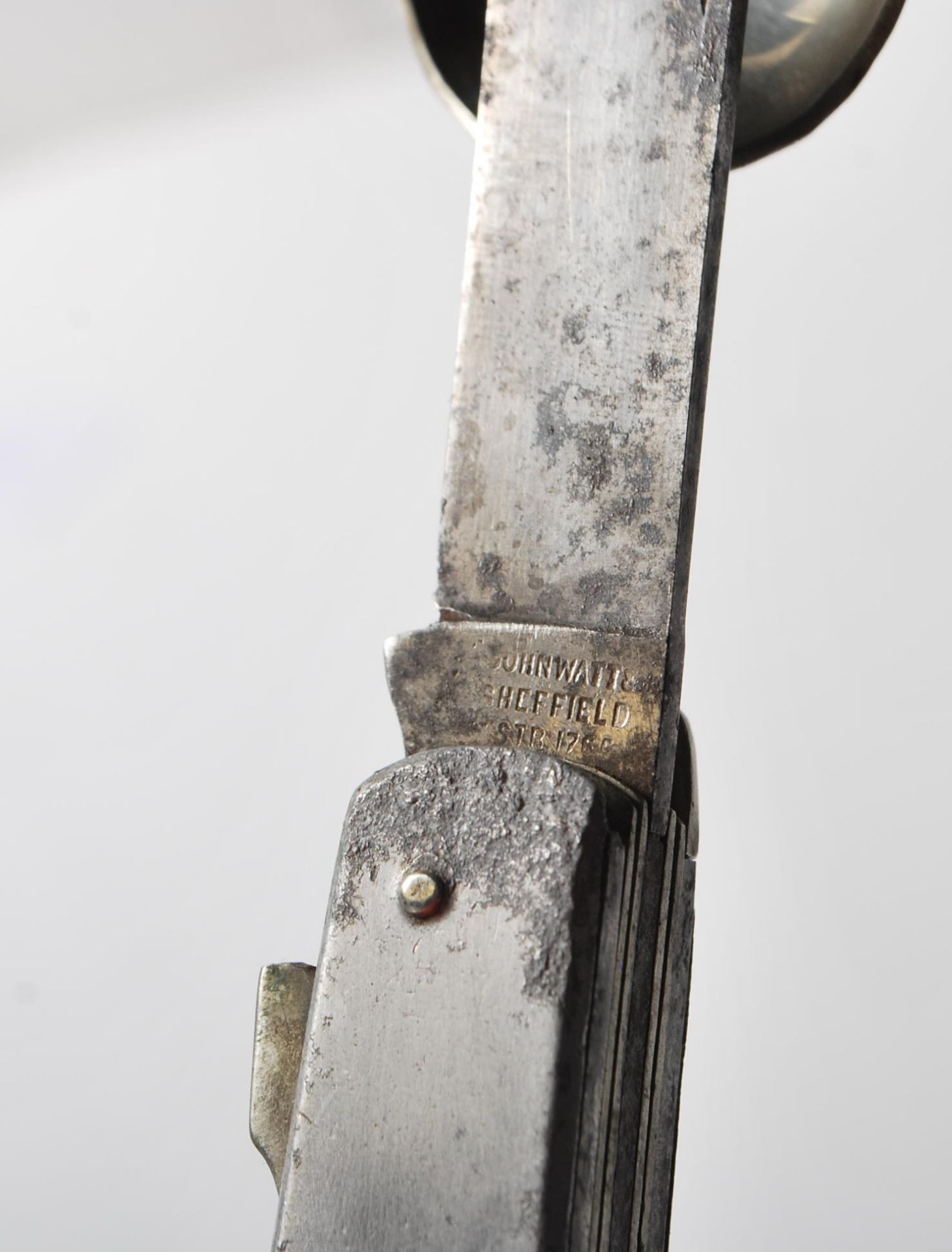 WWI JOHN WATTS FOLDING KNIFE WITH MULTIPLE ACCESSORIES - Image 10 of 11