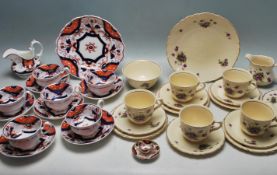 COLLECTION OF 19TH CENTURY VICTORIAN AND LATER TEA SERVICES