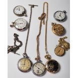 GROUP OF VINTAGE 20TH CENTURY POCKET WATCHES