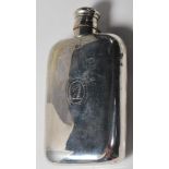 ANTIQUE VICTORIAN SILVER HIP FLASK