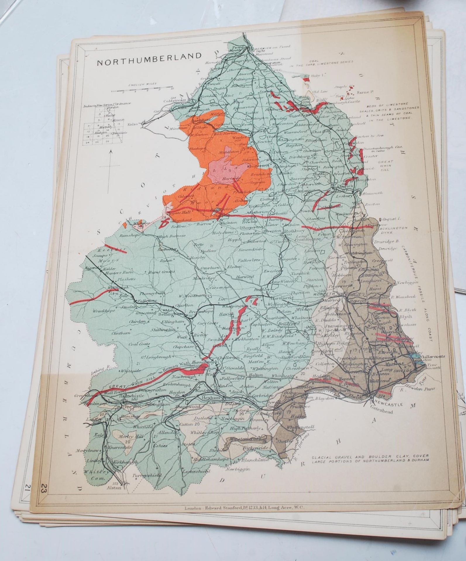 COLLECTION OF ANTIQUE ENGLISH COUNTY MAPS - Bild 5 aus 14