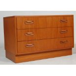 A VINTAGE RETO 1960’S TEAK WOOD G-PLAN FRESCO CHEST OF DRAWERS