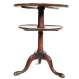 18TH CENTURY GEORGIAN CUBAN MAHOGANY DUMB WAITER T