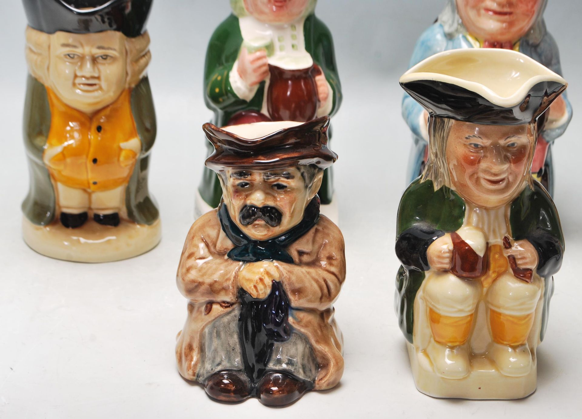 SIX VINTAGE 20TH CENTURY TOBY JUGS / CHARACTER JUGS - Image 2 of 6