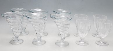 A COLLECTION OF VINTAGE RETRO VINTAGE LATE 20TH CENTURY ITALIAN DESIGNER GLASS