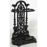 GOOD QUALITY 19TH CENTURY VICTORIAN COALBROOKDALE UMBRELLA STAND