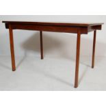 MID 20TH CENTURY TEAK WOOD EXTENDING DINING TABLE BY WHITE & NEWTON LTD