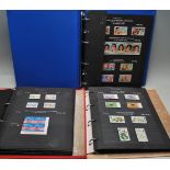 COLLECTION OF UNUSED STAMPS IN THREE ALBUMS