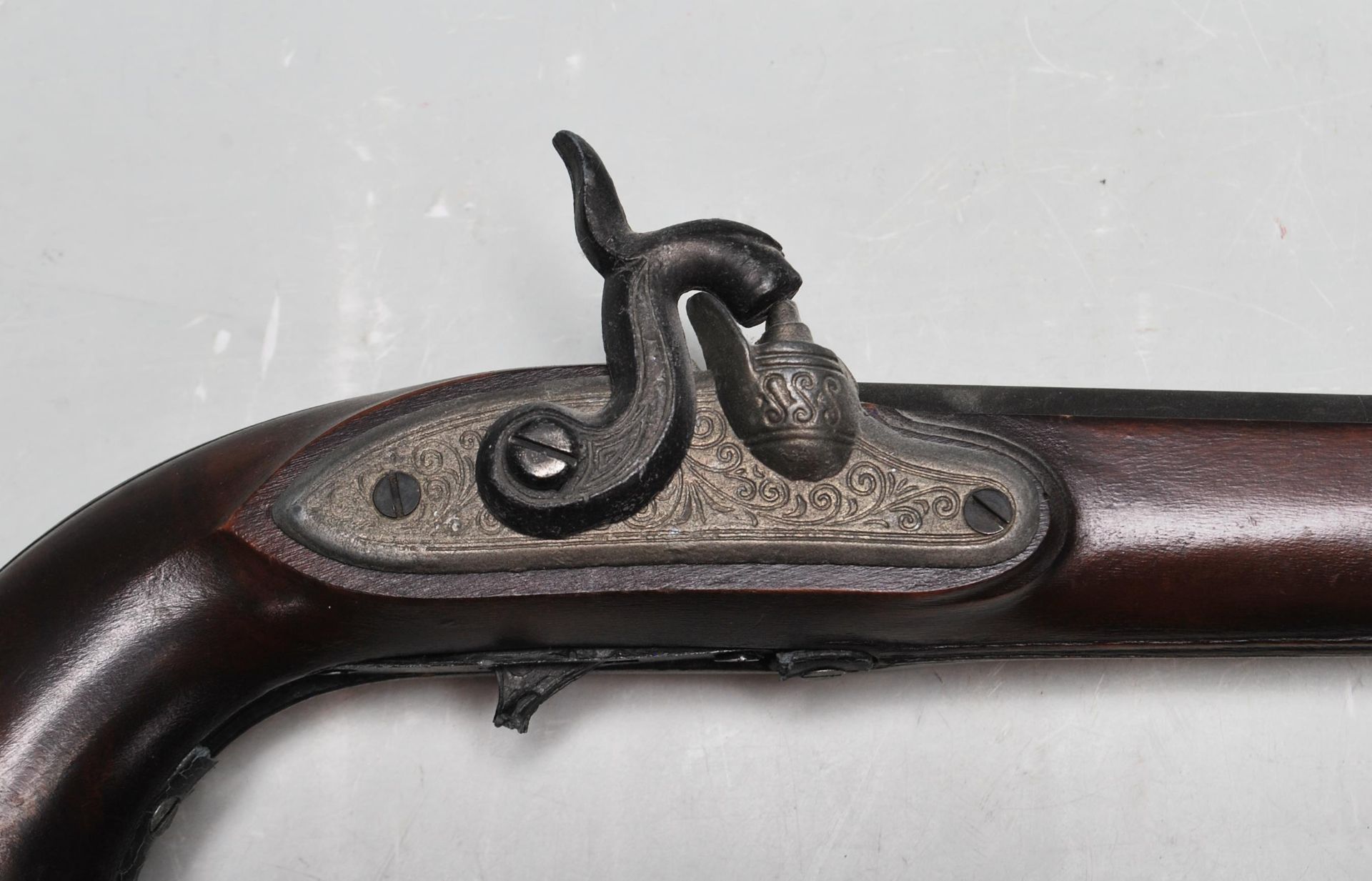 COLLECTION OF FOUR ANTIQUE STYLE LATE 20TH GUNS - Image 2 of 5