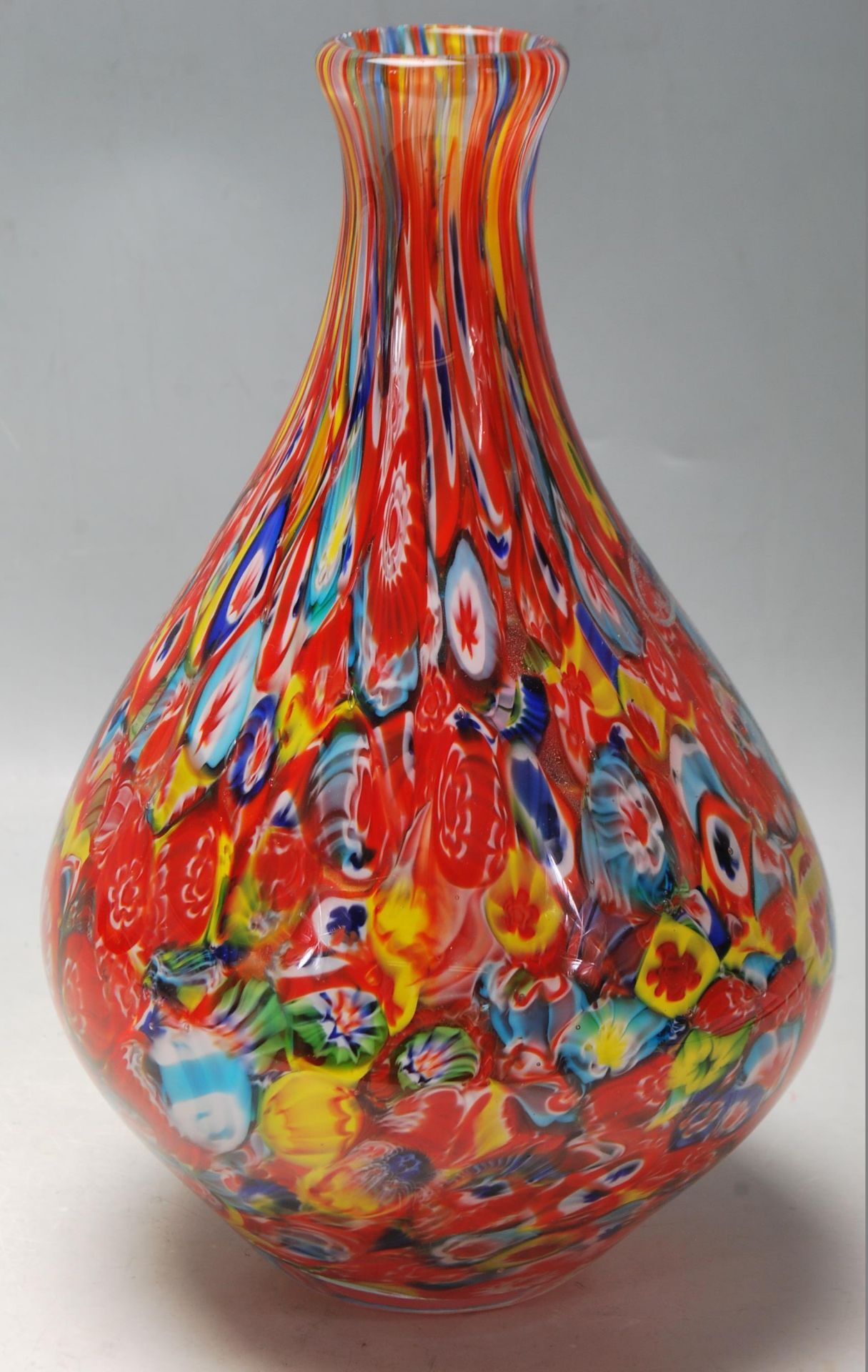 MURANO GLASS MILLEFIORI VASE - Bild 3 aus 6