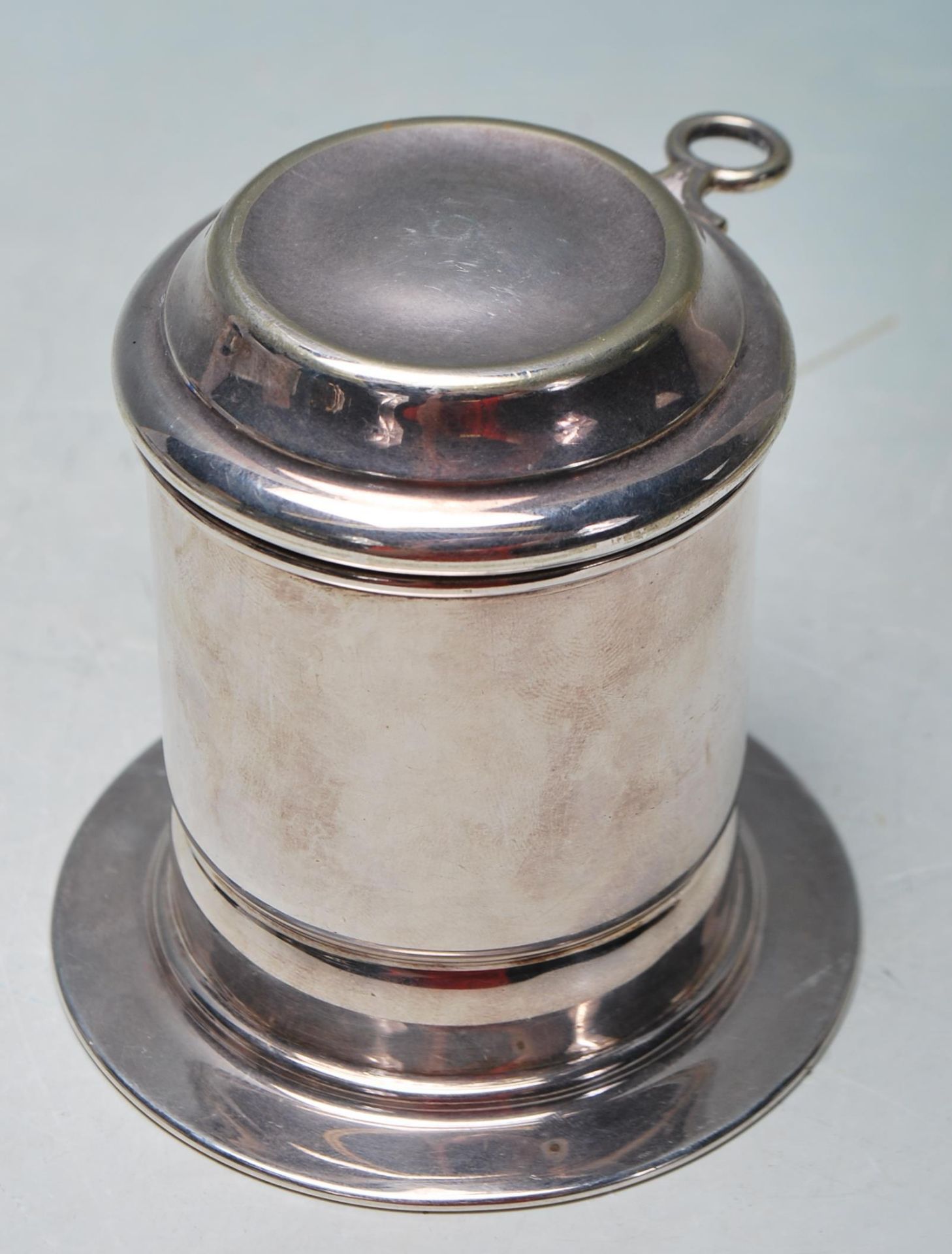 MAPPIN AND WEBB SILVER PLATED COFFEE FILTER AND LIDDED POT - Image 5 of 6