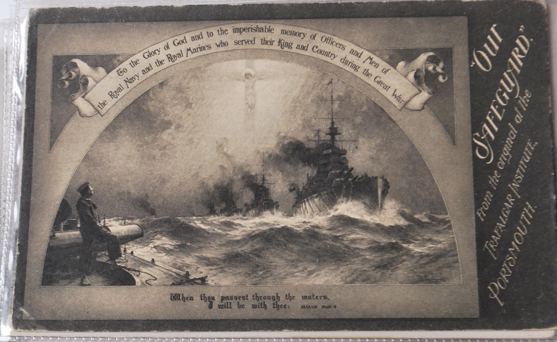 WWI FIRST WORLD WAR & WWII NAVY / SUBMARINE RELATED POSTCARDS - Image 8 of 8