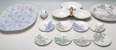 COLLECTION OF ANTIQUE 19TH CENTURY VICTORIAN CHINA
