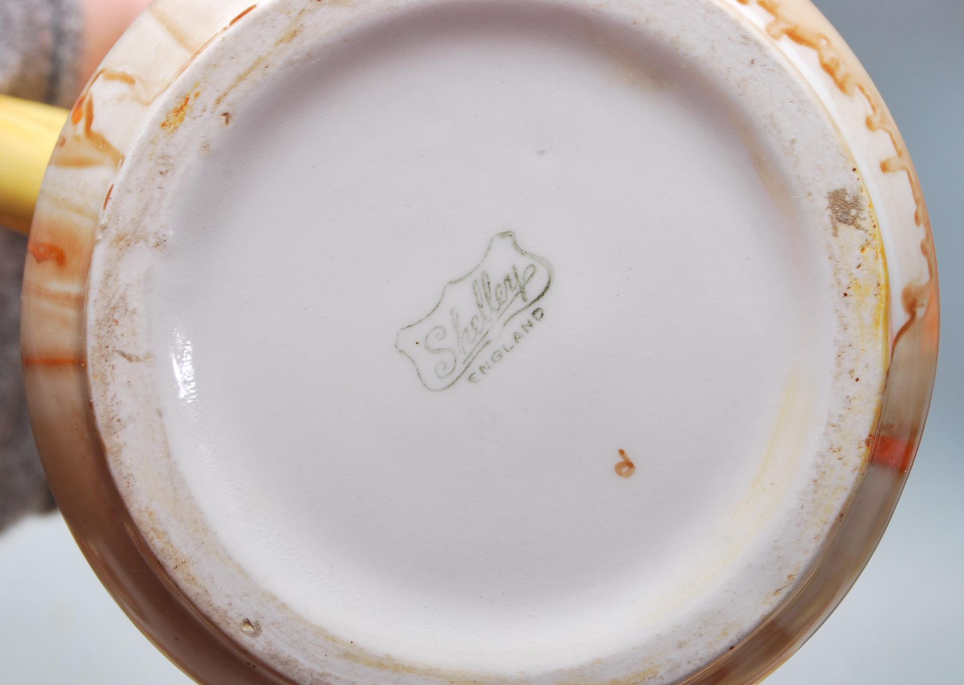 A QUANTITY OF VINTAGE 20TH CENTURY CERAMIC WARE FINISHED IN ORANGE COLOUR - Image 14 of 16