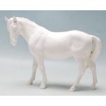 VINTAGE 20TH CENTURY WHITE BESWICK HORSE FACING LEFT