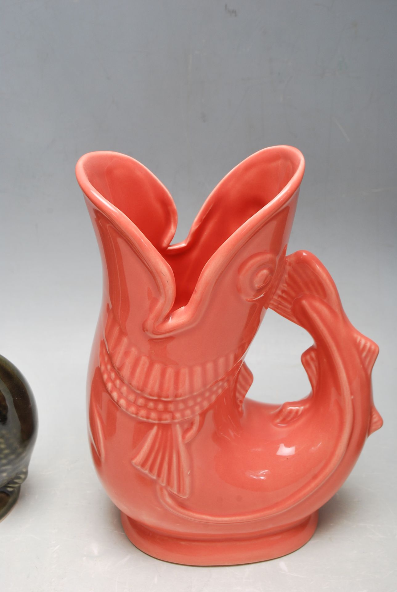 A COLLECTION OIF FIVE CERAMIC GUGGLE JUGS BY DARTMOUTH AND SHREVE - Image 6 of 9