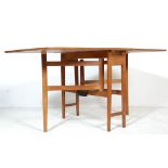 TEAK WOOD DROP LEAF DINING TABLE WITH GATE LEG