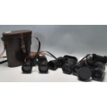 COLLECTION OF FOURVINTAGE LATE 20TH CENTURY BINOCULARS