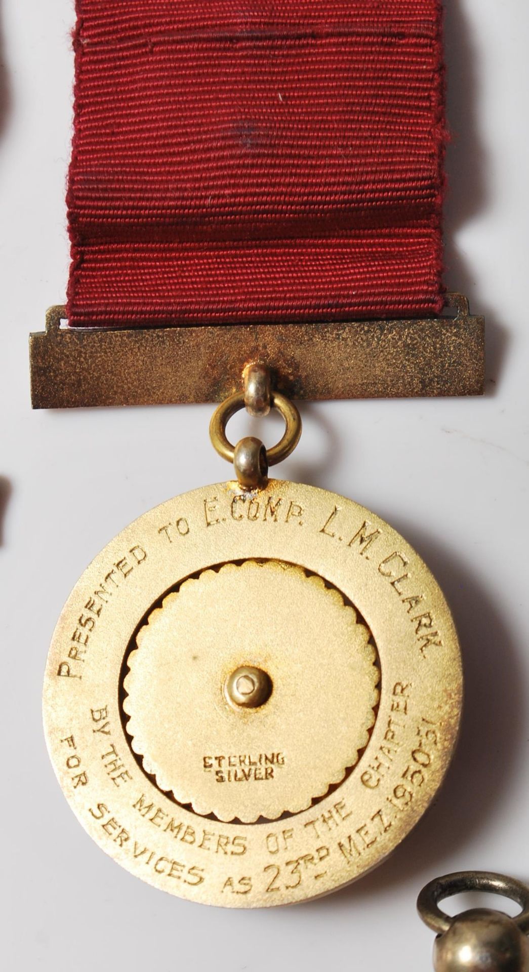 SEVEN SILVER HALLMARKED MASONIC MEDALS / MEDALLIONS - Image 9 of 13