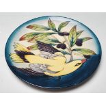 MOORCROFT YEAR PLATE 2003 GOLDEN ORIOLE BY PHILIP GIBSON
