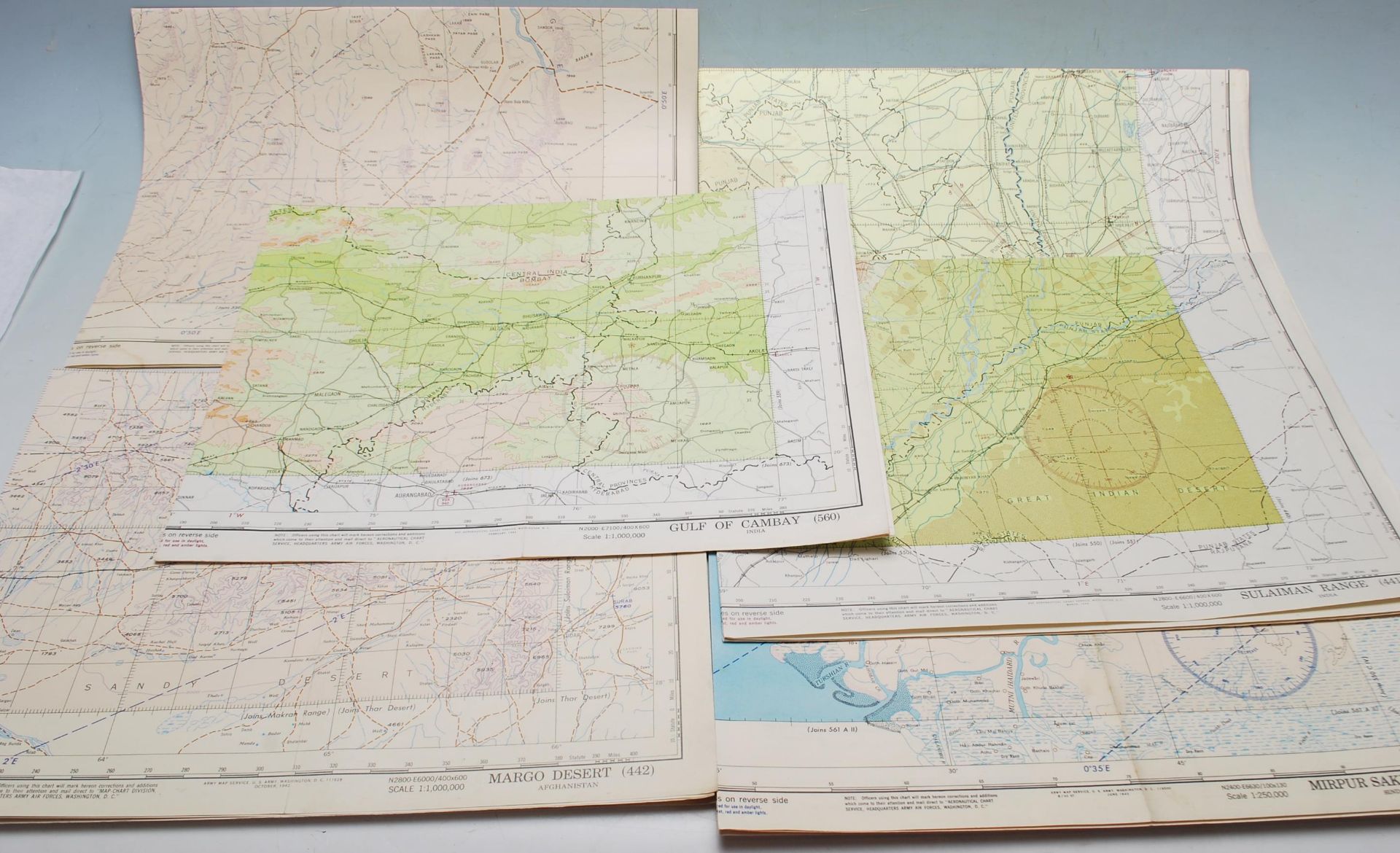 COLLECTION OF WWII SECOND WORLD WAR MAPS