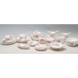 COLLECTION OF MID CENTURY VINTAGE FINE BONE CHINA BY MINTON & HAMMERSELY