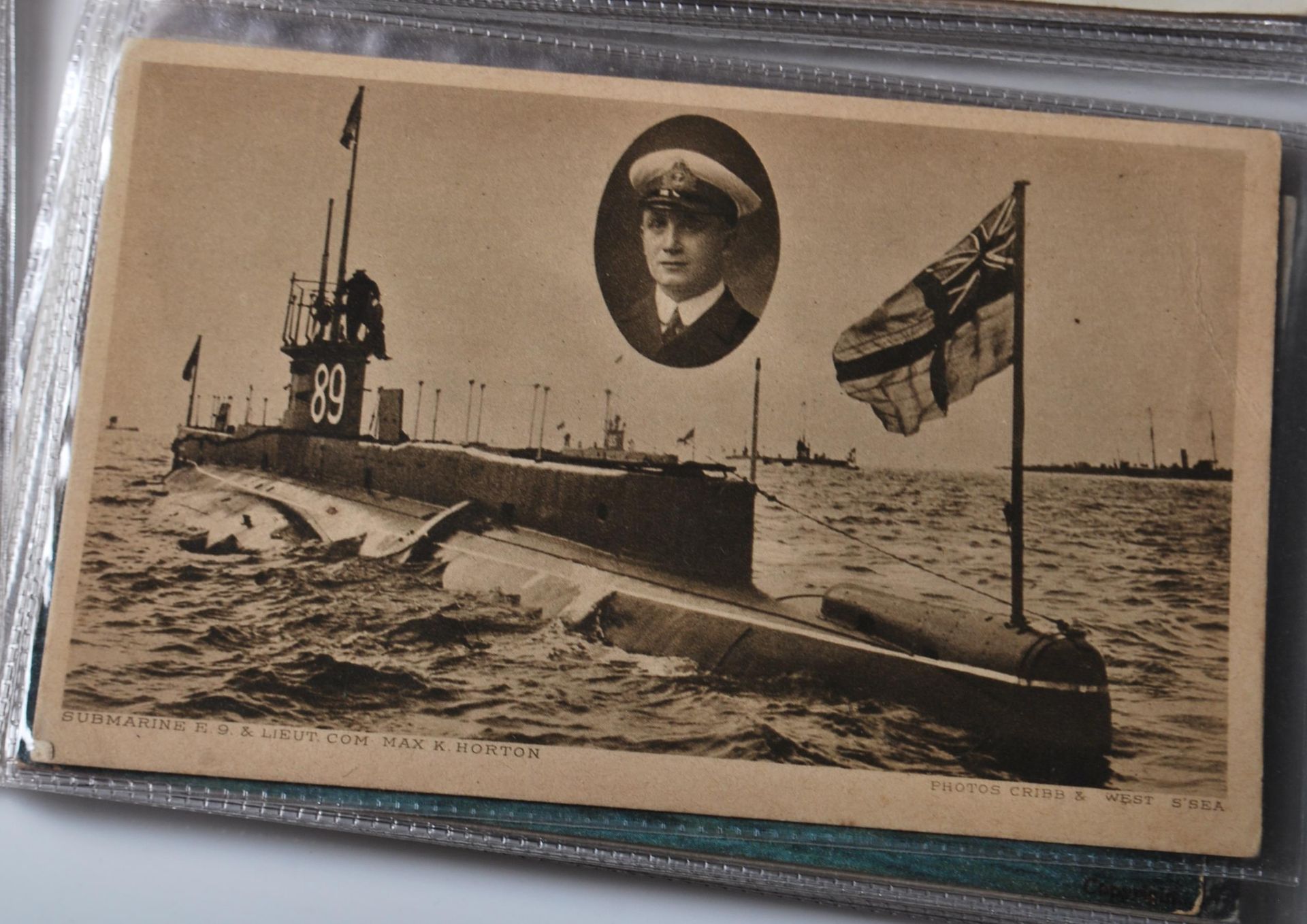 WWI FIRST WORLD WAR & WWII NAVY / SUBMARINE RELATED POSTCARDS - Image 2 of 8