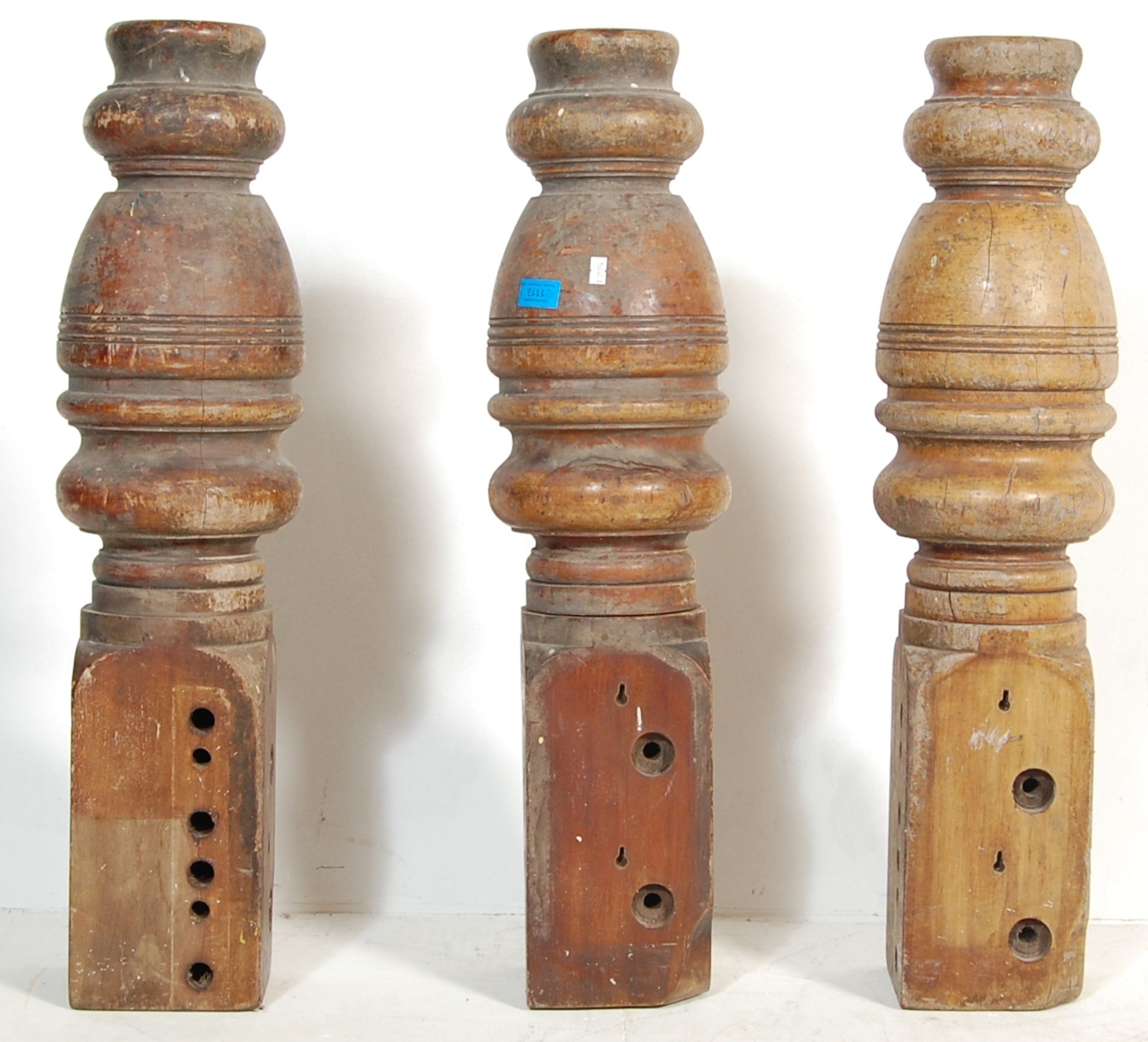 ANTIQUE BILLIARD TABLE LEGS