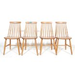 RETRO VINTAGE MID CENTURY 1960S BEECH AND ELM STICK BACK DINING CHAIR