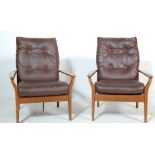 PAIR OF MID CENTURY VINTAGE PARKER KNOLL CHAIRS