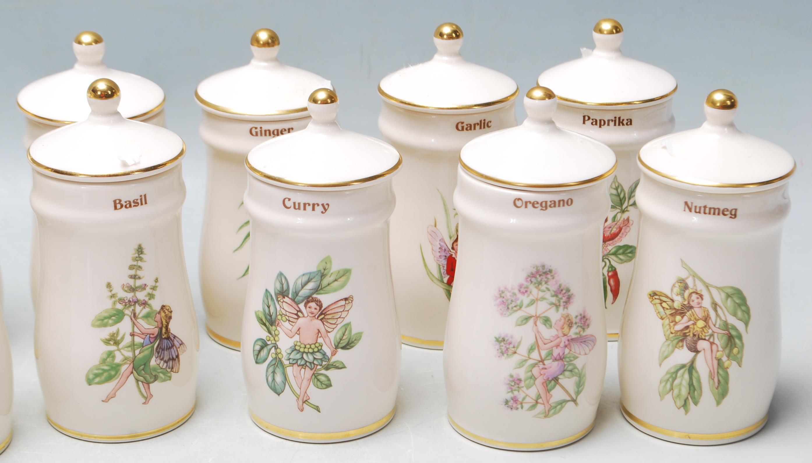 THE FLOWER FAIRY SPICE JARS BY GRESHAM MARKETING LTD - Image 6 of 14