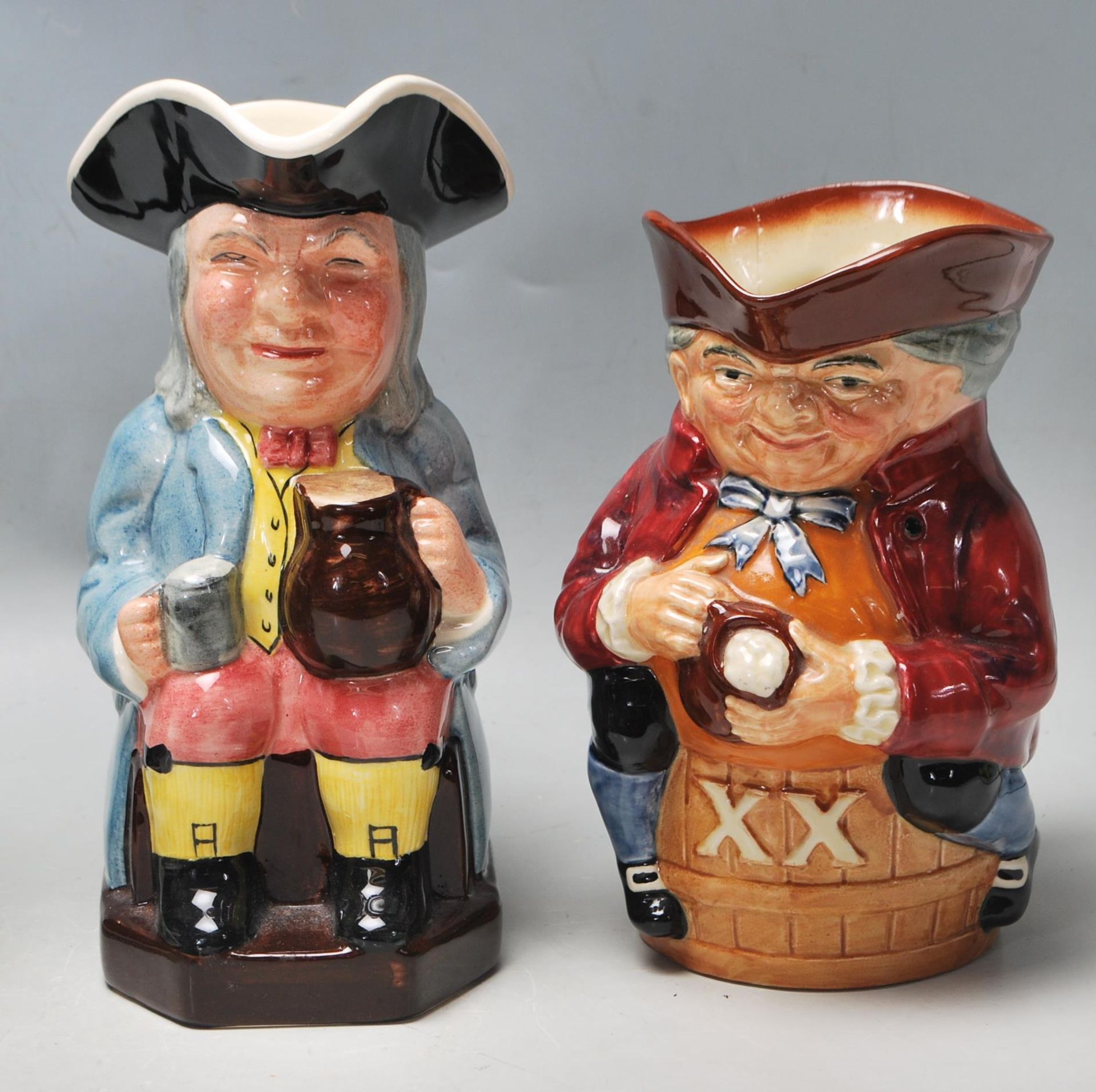 SIX VINTAGE 20TH CENTURY TOBY JUGS / CHARACTER JUGS - Image 4 of 6