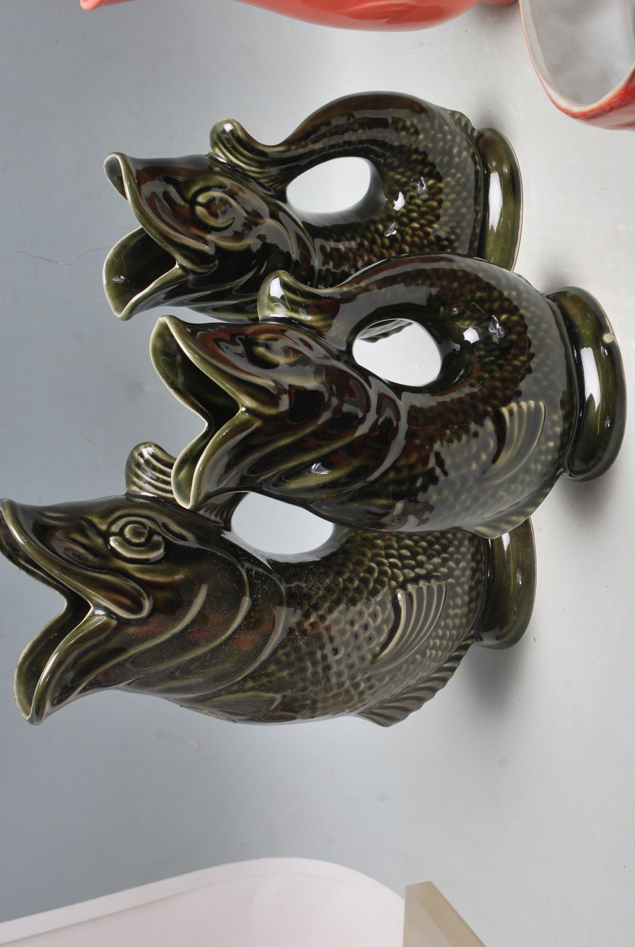 A COLLECTION OIF FIVE CERAMIC GUGGLE JUGS BY DARTMOUTH AND SHREVE - Image 5 of 9