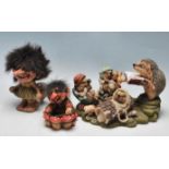 READY TO BED BY HEDGIES CERAMIC FIGURINE - TROLLS BY NYFORM